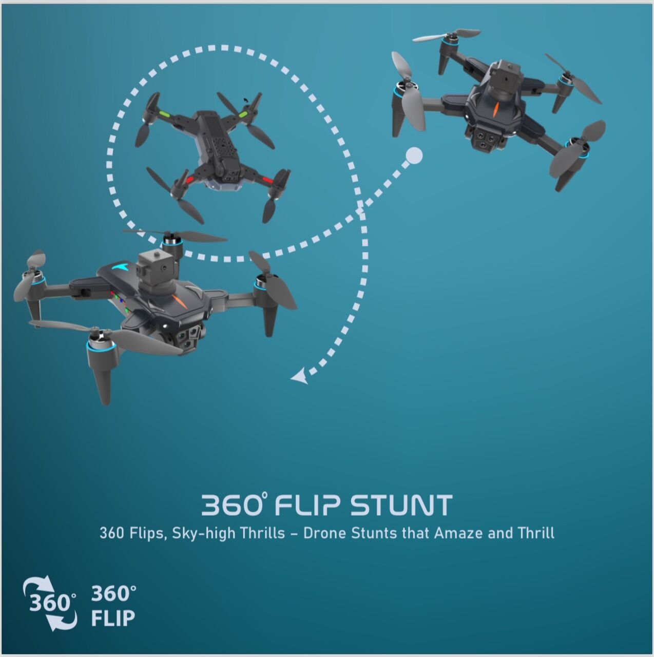 SUNLY TECH Alpha CAMドローン WIFI FPV 4Kカメラ付